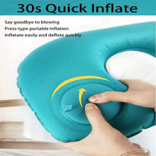 Load image into Gallery viewer, Inflatable Travel Comfort Pillow