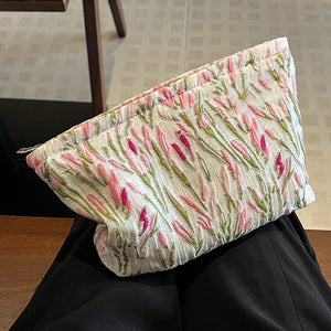 Cute Floral Makeup Bag