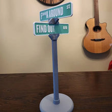 Load image into Gallery viewer, F Around/Find Out Street Sign Desk Decoration