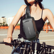 Load image into Gallery viewer, USB Charging Sport Sling Anti-theft Shoulder Bag