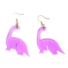 Load image into Gallery viewer, Acrylic Little Dinosaur Earrings