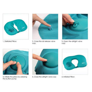 Inflatable Travel Comfort Pillow