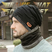 Load image into Gallery viewer, Warm Beanie Cap With Scarf