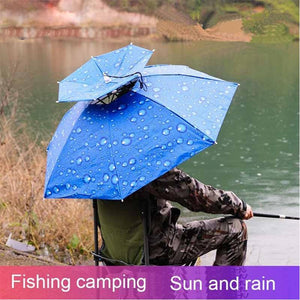 Double Layer Folding UV Wind Protection Umbrella