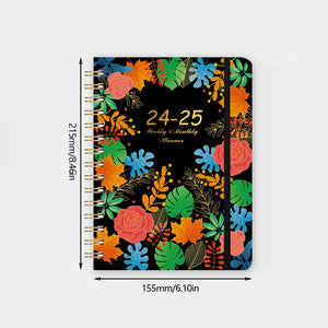 2025 Flower Weekly and Monthly Planner