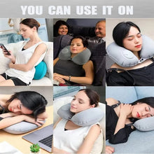 Load image into Gallery viewer, Inflatable Travel Comfort Pillow