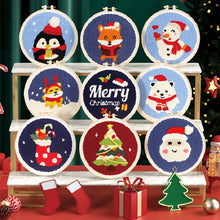 Load image into Gallery viewer, Christmas Embroidery Kit