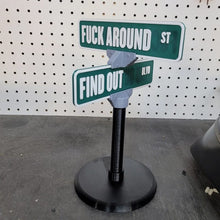 Load image into Gallery viewer, F Around/Find Out Street Sign Desk Decoration