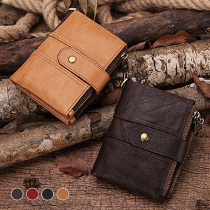 Anti-magnetic Tassel Leather Card Case Coin Purse