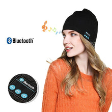 Load image into Gallery viewer, Warm knitted hat with 4.2 Bluetooth