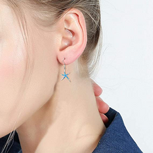 Load image into Gallery viewer, Starfish Earrings with Hoops