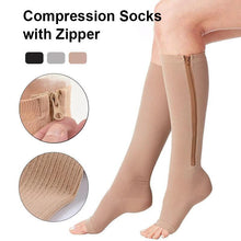 Load image into Gallery viewer, Compression Socks with Zipper