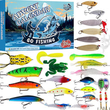 Load image into Gallery viewer, Presale&gt;&gt;24 Days Christmas Countdown Fish Tackle Set