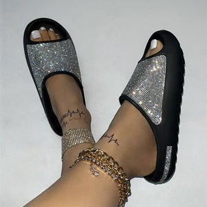 Women's Gorgeous Summer Rhinestone Slippers