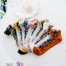 Load image into Gallery viewer, Summer Breathable Vintage Pearl Socks