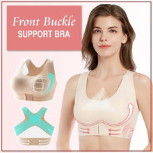 Load image into Gallery viewer, Seamless Front Buckle Support Bra