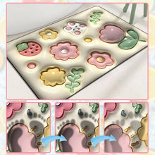 Load image into Gallery viewer, 3D flower soft diatom mud absorbent floor mat