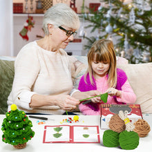 Load image into Gallery viewer, Crochet Kit Christmas Tree Decorations