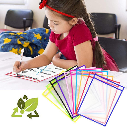 Reusable Dry Erase Pockets Set