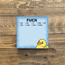 Load image into Gallery viewer, Funny Sassy Duck Sticky Notes