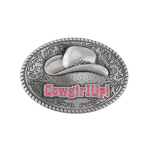 Cowboy Hat Alloy Belt Buckle