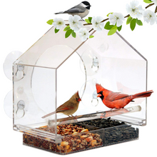 Load image into Gallery viewer, Window Bird House Feeder