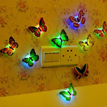 Load image into Gallery viewer, 9 Pcs LED Butterfly Lights Wall Stickers