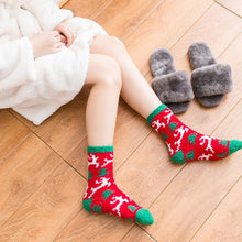 Load image into Gallery viewer, Christmas Fuzzy Fluffy Socks