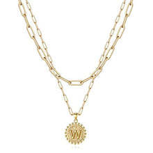 Load image into Gallery viewer, Gold Initial Necklaces for Women