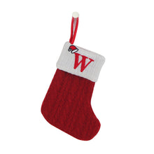 Load image into Gallery viewer, Christmas Letter Knit Stocking