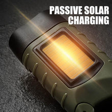 Load image into Gallery viewer, Hand Crank Solar Powered Flashlight