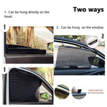 Load image into Gallery viewer, Car Window Sun Shade Curtain With 3M Adhesive, Black