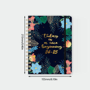 2025 Flower Weekly and Monthly Planner