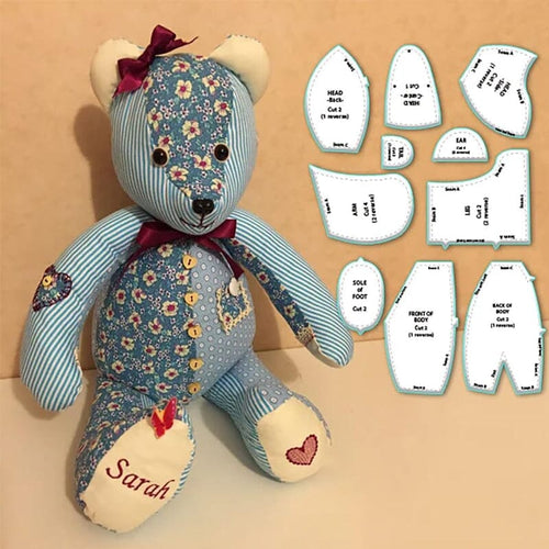 DIY Memory Bear Template Ruler Set