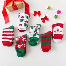 Load image into Gallery viewer, Christmas Fuzzy Fluffy Socks