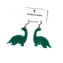 Load image into Gallery viewer, Acrylic Little Dinosaur Earrings