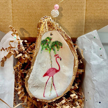 Load image into Gallery viewer, Oyster Shell Art Ornament