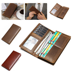 Men's Long Genuine Leather Wallet