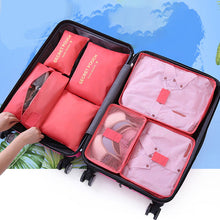 Load image into Gallery viewer, 7 in 1 Foldable Travel Organizer Bag Set