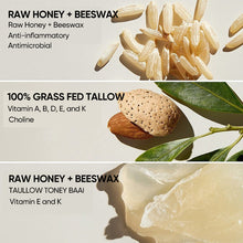 Load image into Gallery viewer, Organic Grass-Fed Beef Tallow Balm with Raw Honey