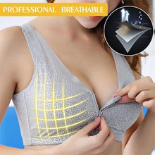 Load image into Gallery viewer, Front Zipper Breathable Bra