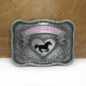 Cowboy Hat Alloy Belt Buckle