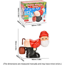 Load image into Gallery viewer, Funny Santa Bubble Blowing Machine