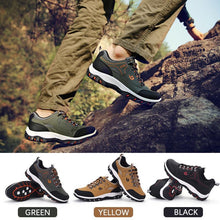 Load image into Gallery viewer, Men&#39;s Mesh Breathable Waterproof Athletic Outdoors Sneakers