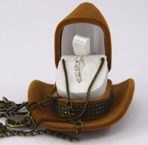 Cowboy Hat Ring Box