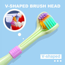 Load image into Gallery viewer, V-shaped Three-sided Toothbrush