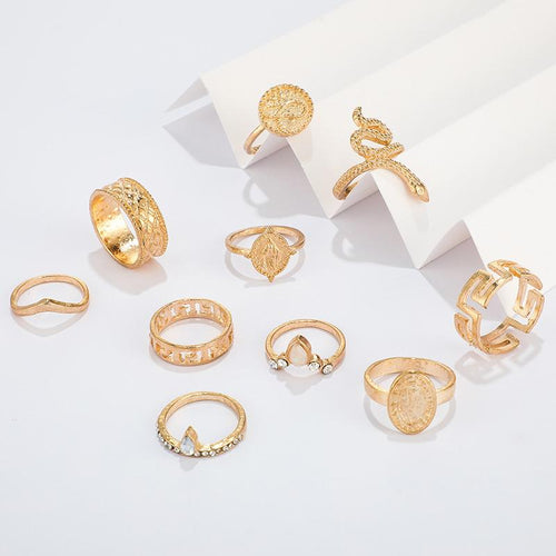 Vintage Knuckle Rings Set