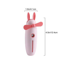 Load image into Gallery viewer, Mini Cartoon Portable Fan