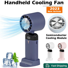 Load image into Gallery viewer, Portable Electric Cold Compress Cooling Fan