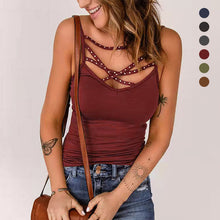 Load image into Gallery viewer, Casual Camisole Top T-Shirt